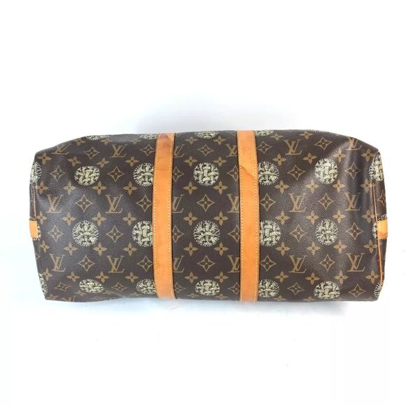 LOUIS VUITTON Monogram Christopher Nemeth collab KeepallBandouliere45 Duffle Bag - Picture 10 of 16